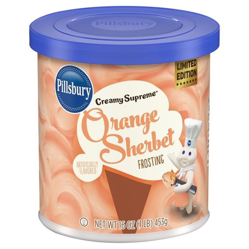 Pillsbury Frosting, Orange Sherbet (16 oz) Instacart