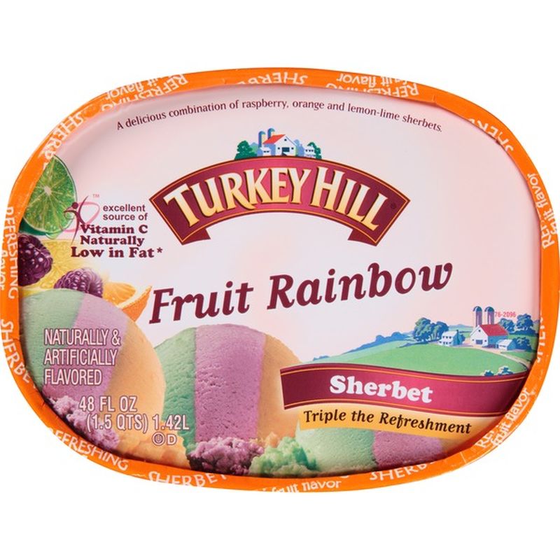 Turkey Hill Fruit Rainbow Sherbet