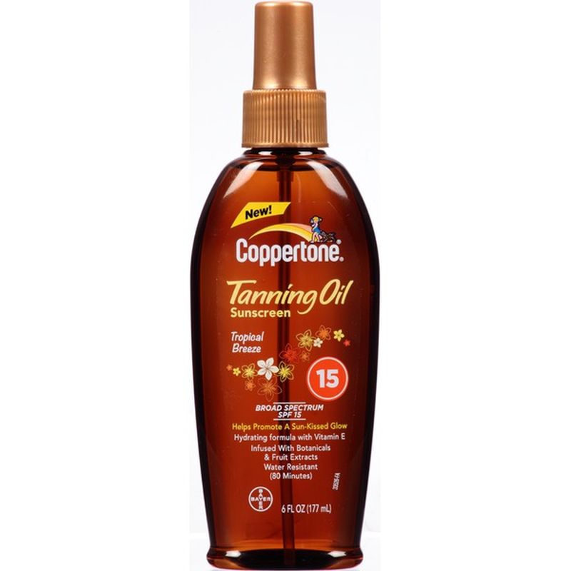 coppertone tanning oil