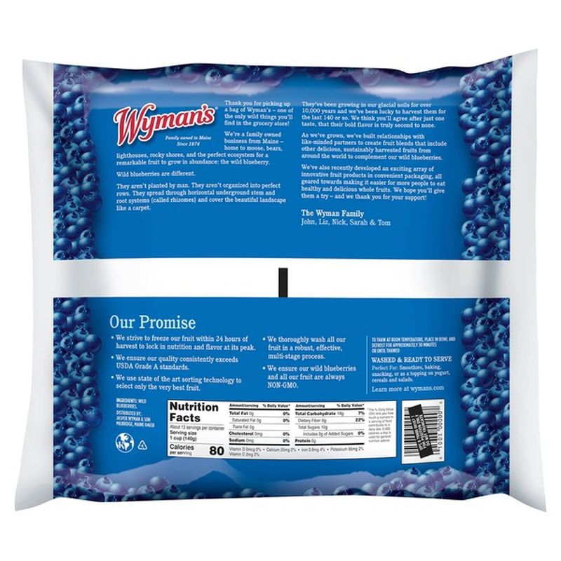 Wyman's Wild Blueberries (4 lb) Instacart