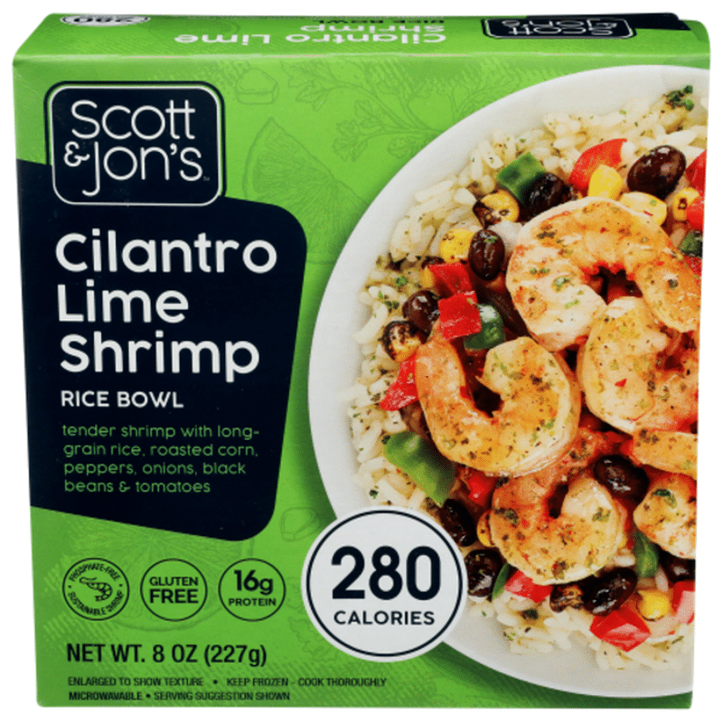 Scott & Jons Rice Bowl, Cilantro Lime Shrimp (8 oz) - Instacart