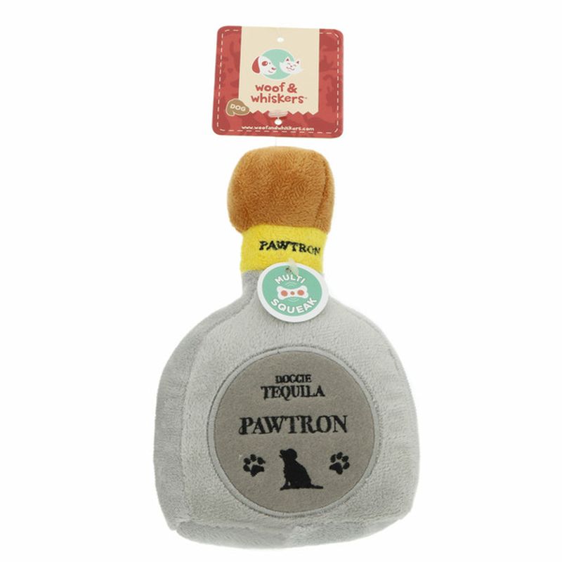 Woof & Whiskers Pawtron Tequila Plush Dog Toy