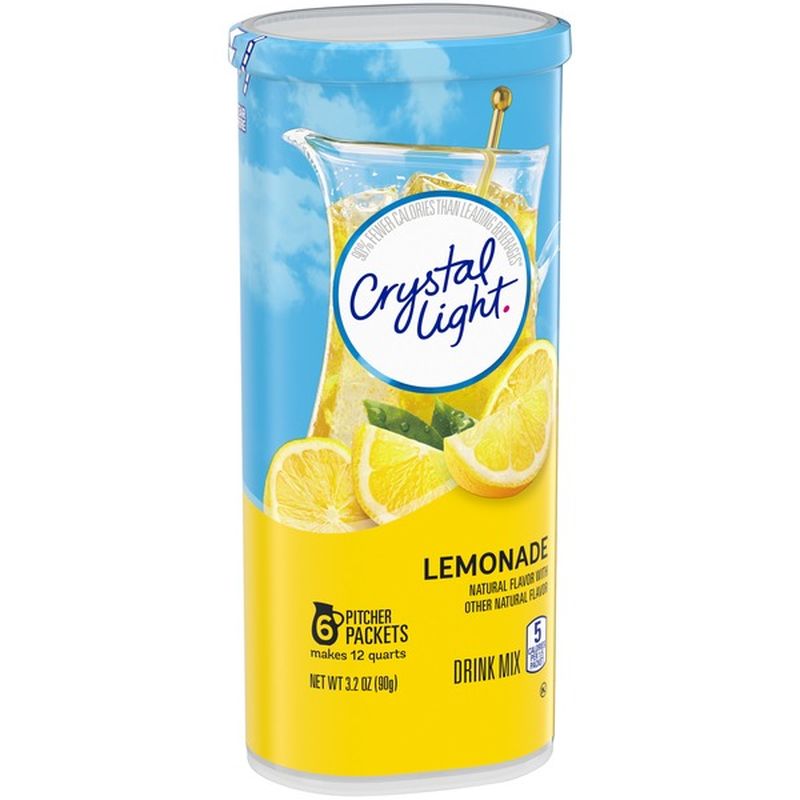 Crystal Light Lemonade Powdered Drink Mix (3.2 oz) - Instacart