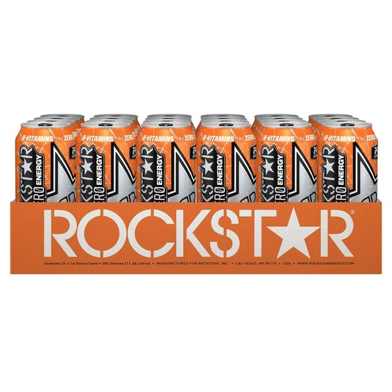 Rockstar Orange Energy Drink (384 fl oz) Instacart