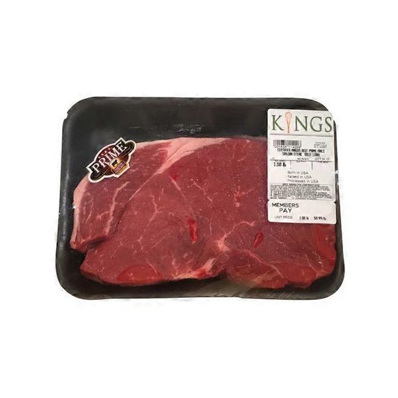 Kings CERTIFIED ANGUS BEEF PRIME BNLS SIRLOIN STEAK (BEEF LOIN) (lb
