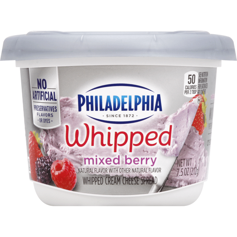 Philadelphia Whipped Mixed Berry Cream Cheese (8 oz) from Mariano's