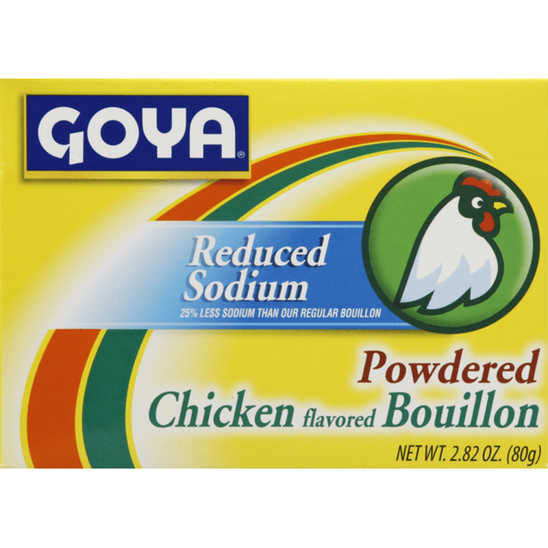 Goya Reduced Sodium Powdered Chicken Flavored Bouillon (2.82 oz