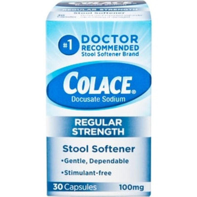 Colace Stool Softener, 100 mg, Capsules (30 ct) from CVS Pharmacy® Instacart