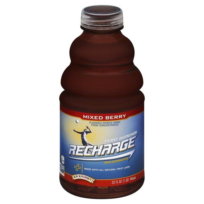 Recharge Sports Drink, Thirst Quencher, Mixed Berry (32 oz) Instacart