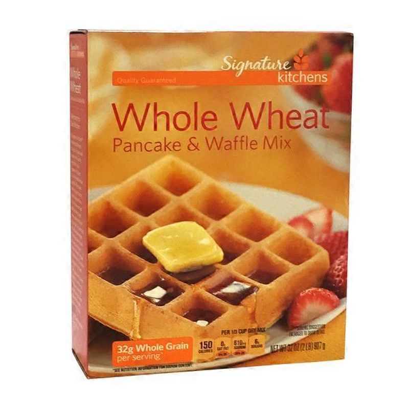 Signature Kitchens Whole Wheat Pancake & Waffle Mix (32 oz) from