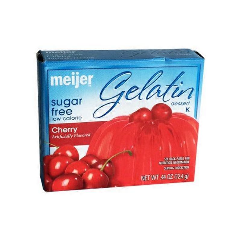 Meijer Gelatin Dessert Sugar Free Cherry 044 Oz Instacart 5173