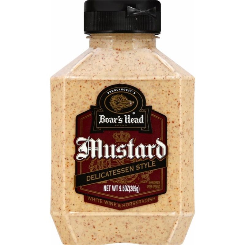 Boar's Head Mustard, Delicatessen Style (9.5 oz) from Kroger Instacart