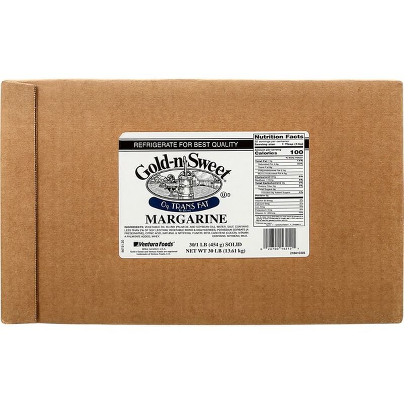 Gold n Sweet 30 x 1 Pound Solid Sweet Margarine (per lb) Instacart