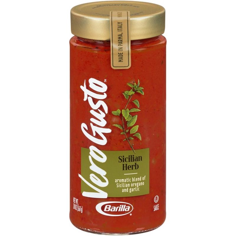 Barilla® Vero Gusto Pasta Sauce Sicilian Herb (20 oz ...
