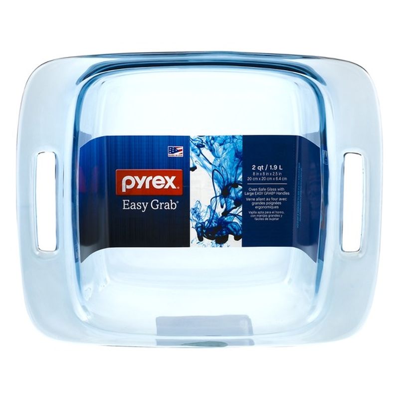 Pyrex Easy Grab Oven Safe Glass with Large Easy Grab Handles (1 ct