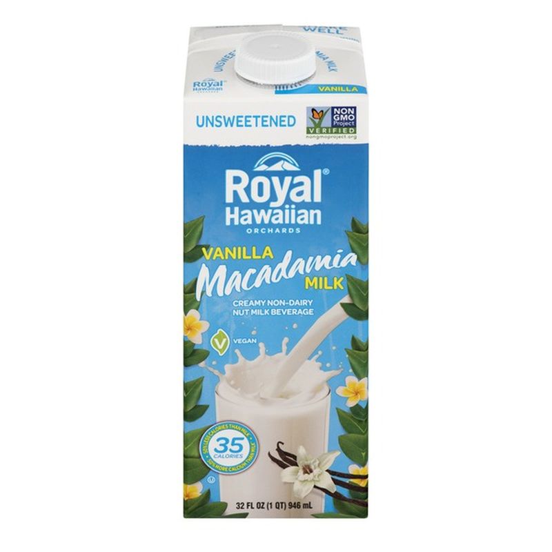 Royal Hawaiian Orchards Vanilla Macadamia Milk (32 fl oz) Instacart