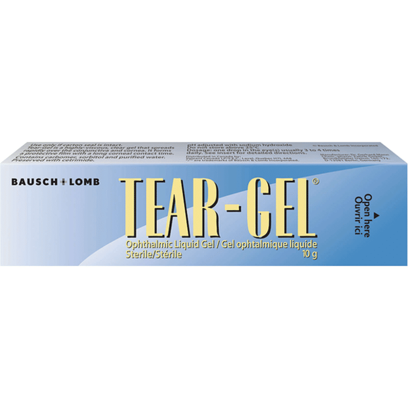 Novartis TearGel Ophthalmic Liquid Gel (10 g) Instacart