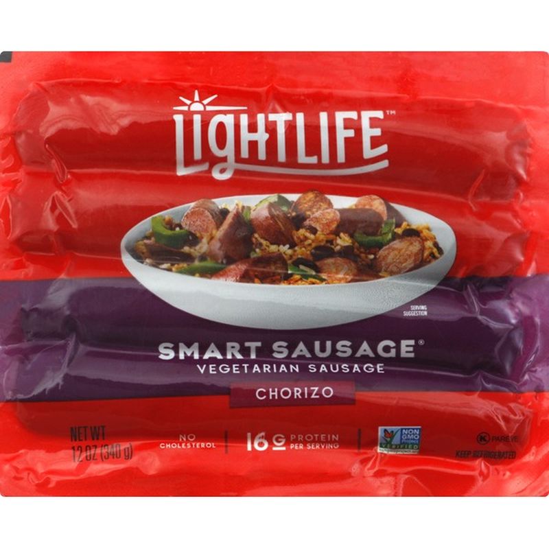 Lightlife Vegetarian Sausage, Chorizo (12 oz) from Safeway Instacart