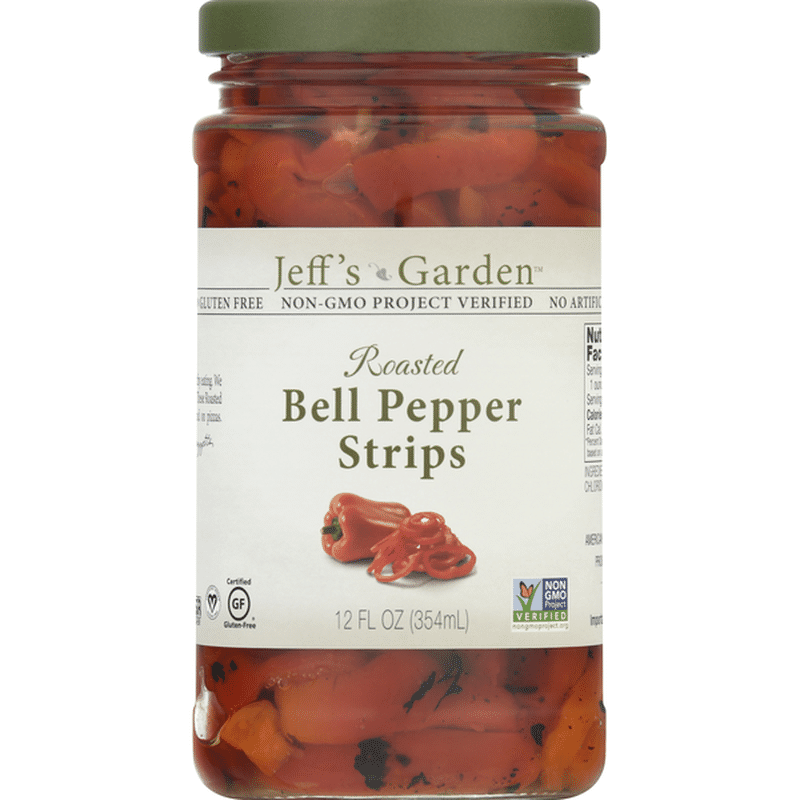 Jeff's Garden Bell Pepper Strips, Roasted