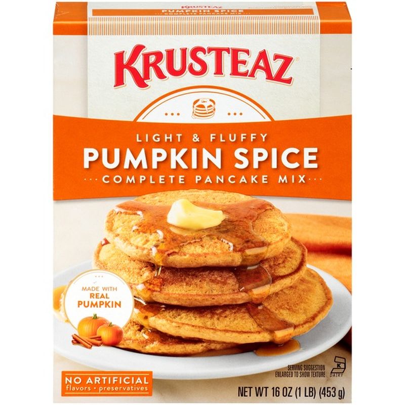 Krusteaz Pumpkin Spice Complete Pancake Mix (16 oz) Instacart