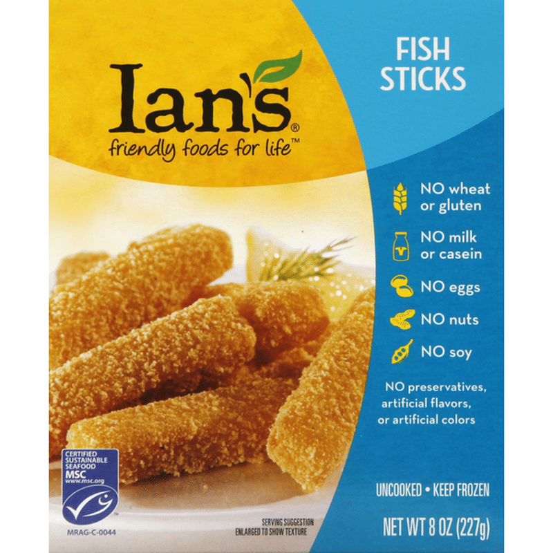 Ians Fish Sticks 8 Oz - Instacart