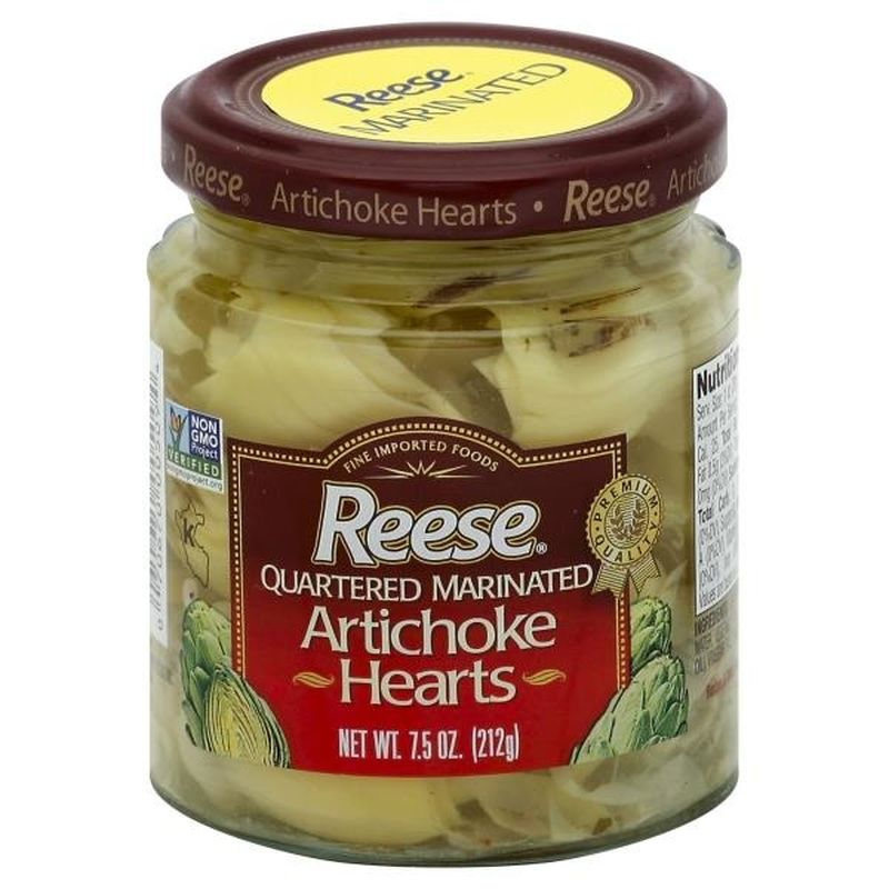Reese Artichoke Hearts, Marinated, Quartered (7.5 oz) from Publix