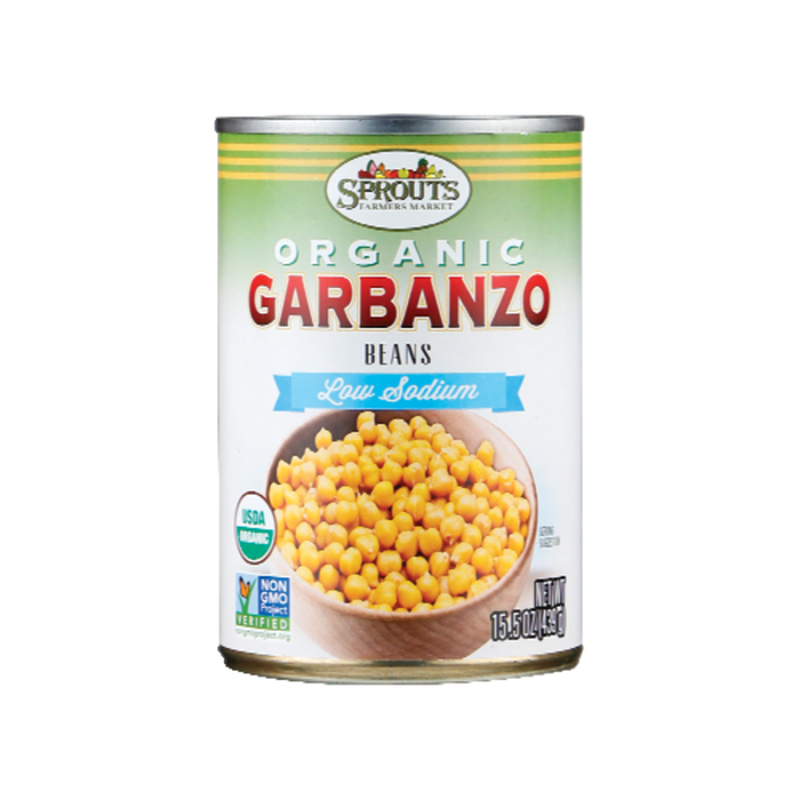 Sprouts Low Sodium Organic Garbanzo Beans (15 oz) Delivery or Pickup