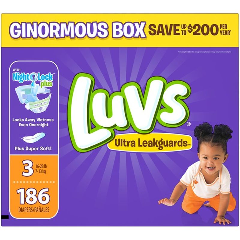 bj's wholesale luvs diapers