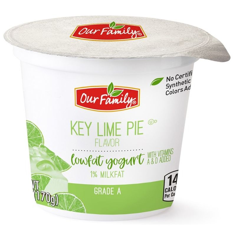 Our Family Key Lime Pie Lowfat Yogurt (6 oz) - Instacart