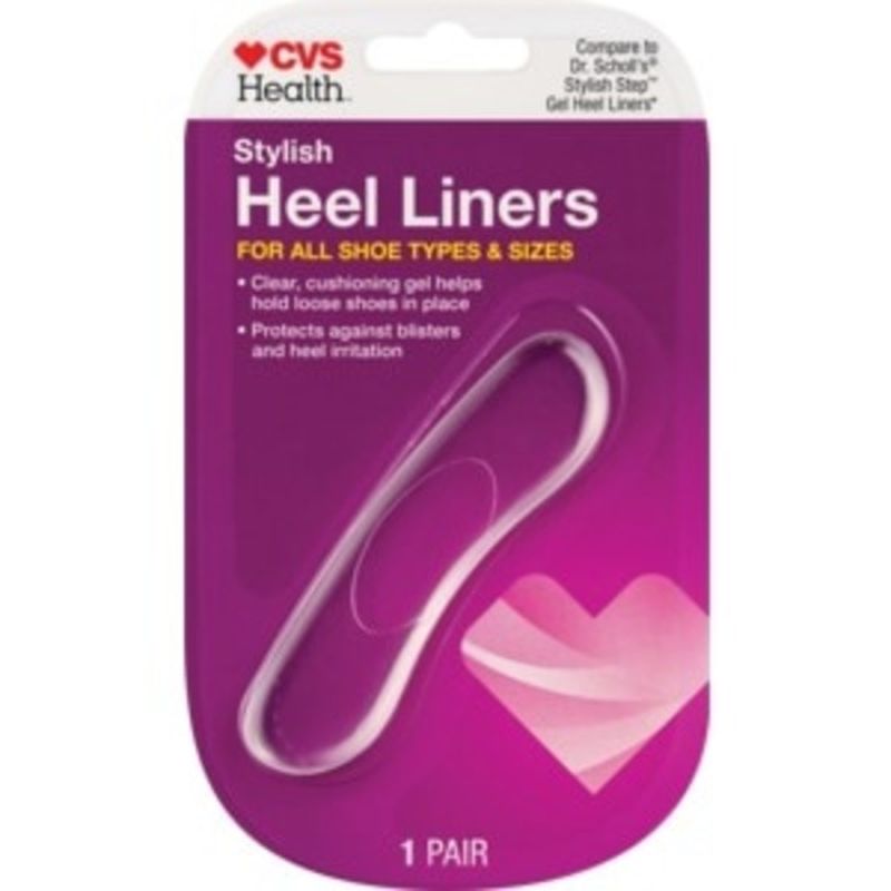 CVS Health Women�s Heel Liners for All Shoe Types & Sizes CVS Health Women�s Heel Liners for All Shoe Types & Sizes