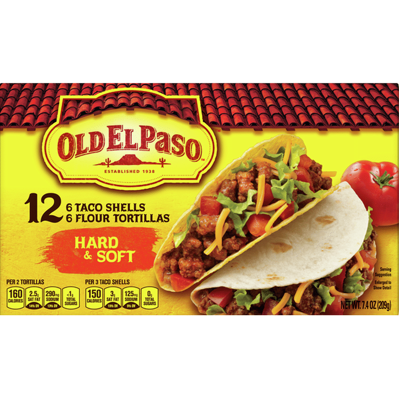 Old El Paso Dinner Kit, Hard & Soft