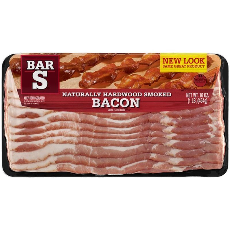 Bar S Naturally Hardwood Smoked Bacon (454 g) Instacart