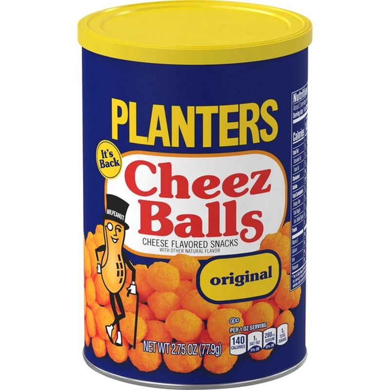 Planters Cheez Balls Cheese Flavored Snacks (2.75 oz) - Instacart