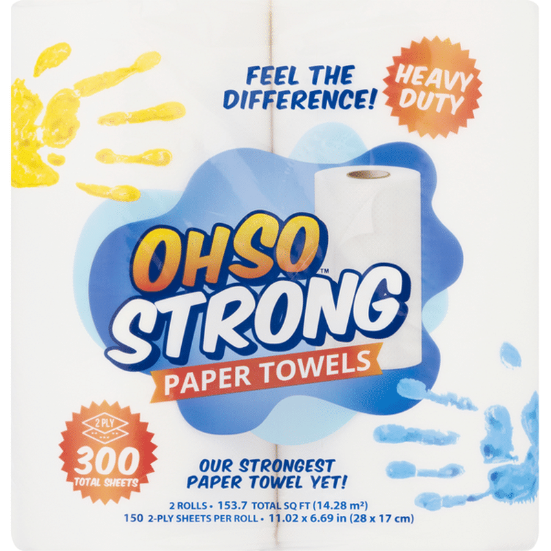 Oh So Strong Paper Towels, Heavy Duty, 2Ply (2 each) Instacart