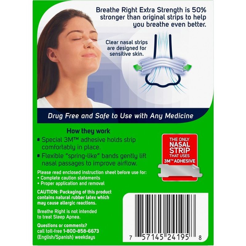 Breathe Right Nasal Strips (26 ct) from CVS Pharmacy® Instacart