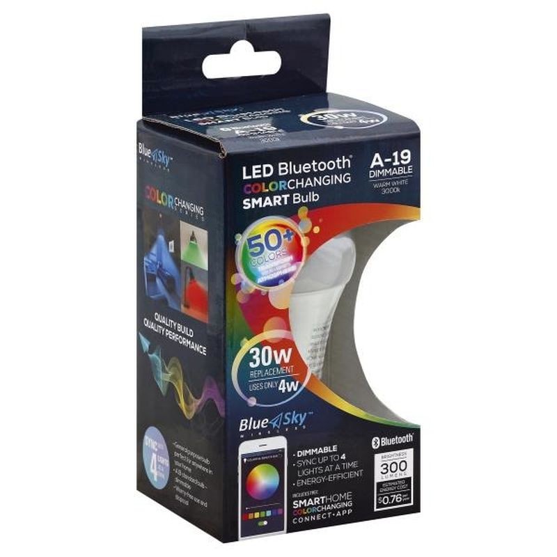 blue sky bluetooth bulb