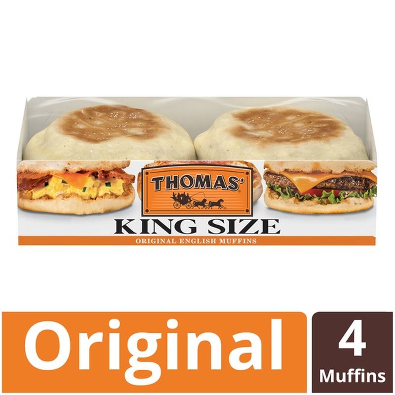 Thomas King Size English Muffins (12 oz) from ShopRite Instacart