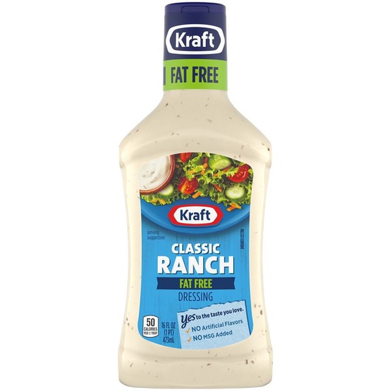 Kraft Classic Ranch Fat Free Dressing (16 fl oz) Instacart