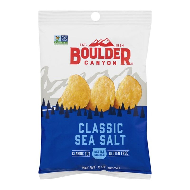 Boulder Canyon Potato Chips Classic Sea Salt (2 oz) from Natural