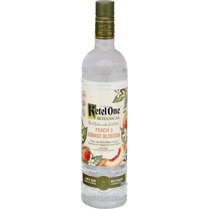 Ketel One Peach & Orange Blossom Vodka Distilled With Real Botanicals