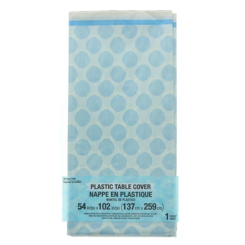 Creative Converting Little Peanut Boy 54" x 102" Plastic Table Cover