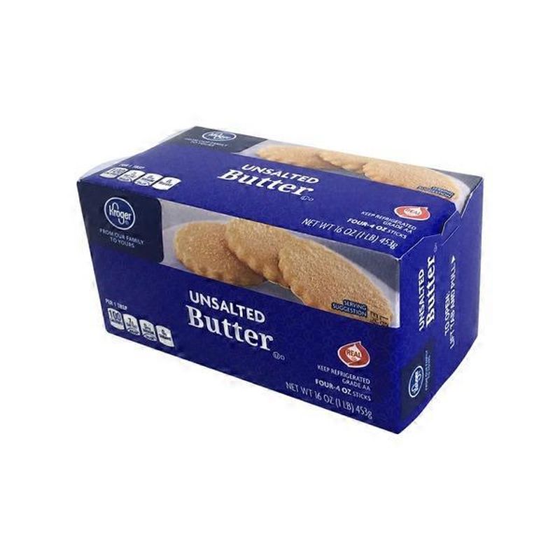 Kroger Unsalted Butter (16 oz) Instacart