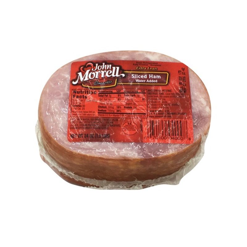 John Morrell Extra Lean Sliced Ham (24 oz) Instacart
