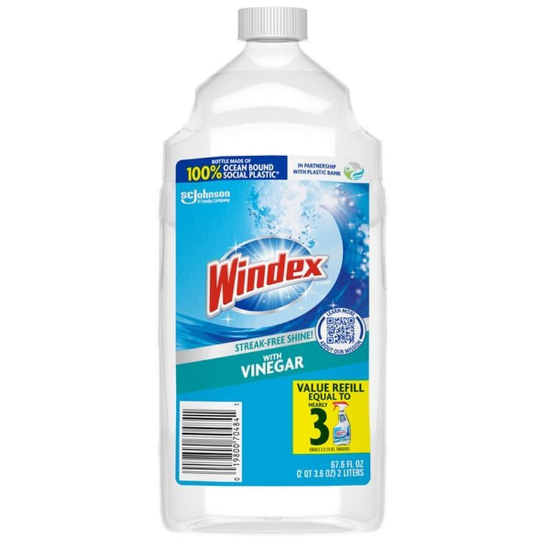 Windex Glass Cleaner Vinegar (67.6 fl oz) Instacart