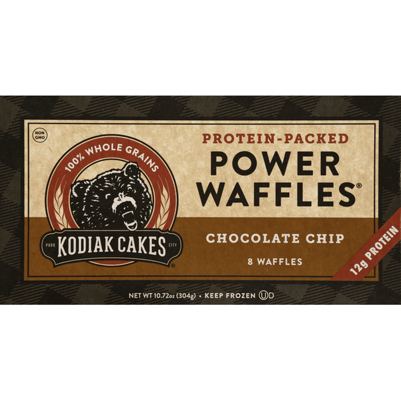 Kodiak Power Waffles, Chocolate Chip (10.72 oz) Instacart