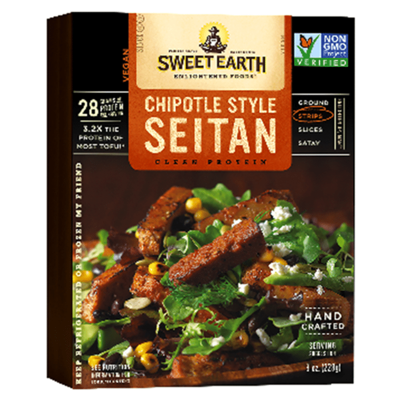 Sweet Earth Chipotle Style Seitan Strips (8 oz) from Meijer Instacart