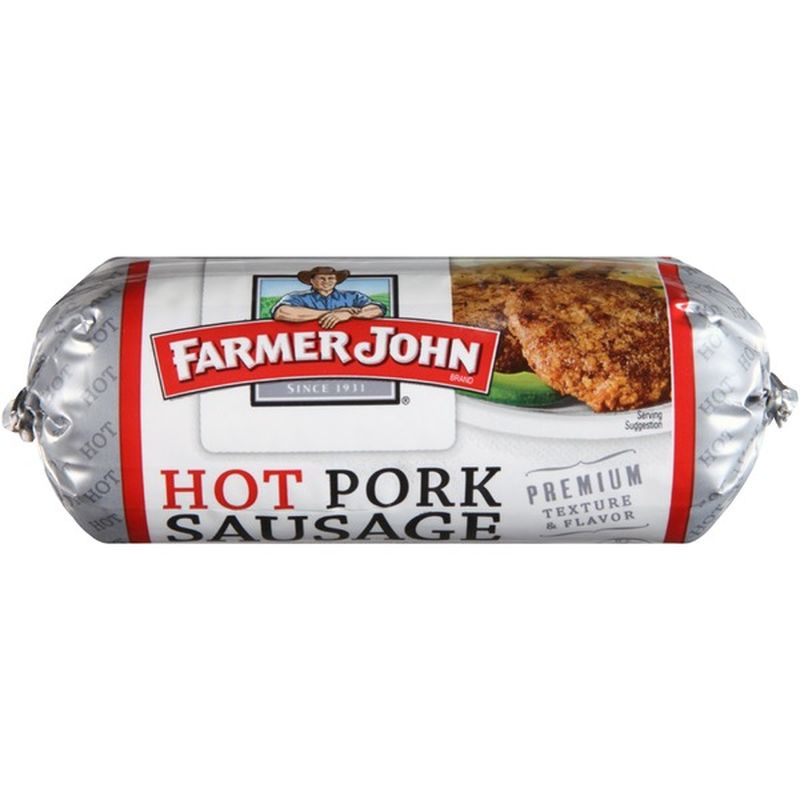 Farmer John Hot Pork Sausage (12 oz) Instacart