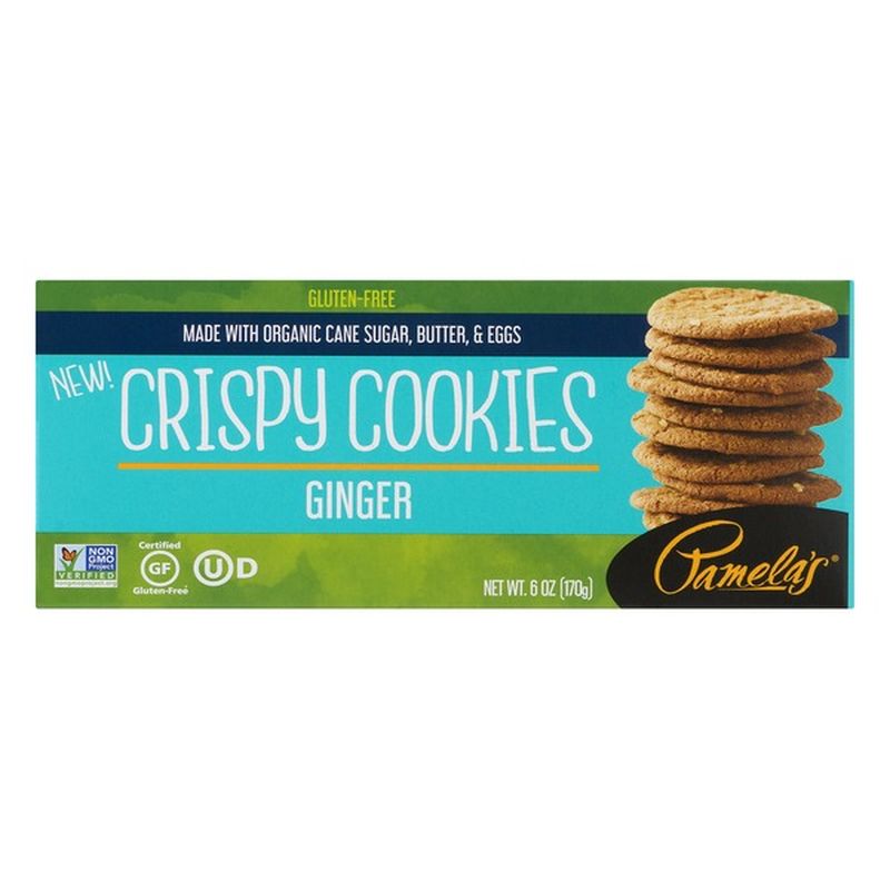 Pamela's Crispy Cookies Ginger (6 oz) Instacart