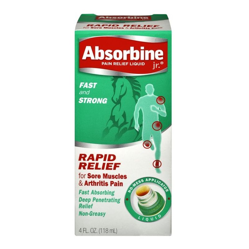 Absorbine Jr. Rapid Pain Relief Liquid (4 fl oz) Instacart