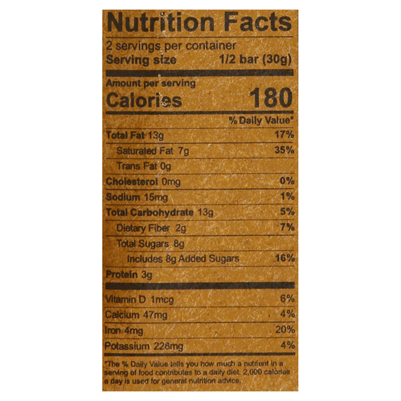 Hu Dark Chocolate, Almond Butter + Puffed Quinoa (2.1 oz) Instacart